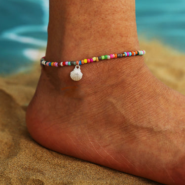 Women's Summer Anklet in 18K Gold Plated